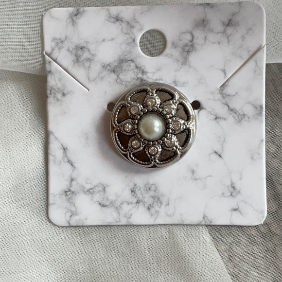 SILVER LEATHER NECKLACE WITH 2 CHARMS - Picture 3 of 3